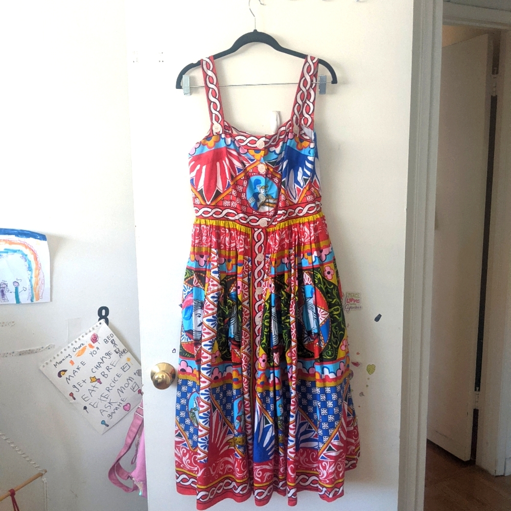 Dolce Gabbana below the knee length dress size M/L